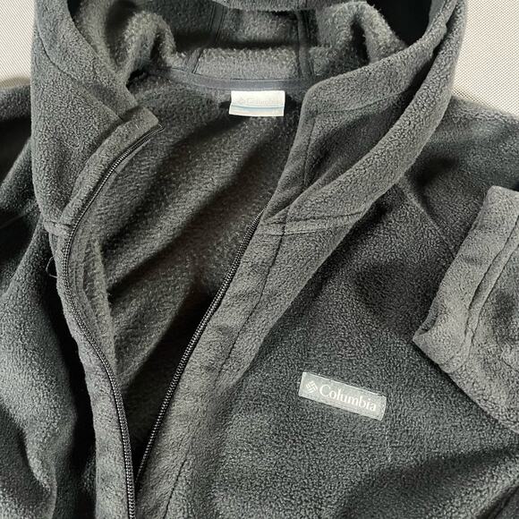 Columbia Women’s Black Fleece Jacket Size 2X With Pockets Winter Sweater - Picture 6 of 8